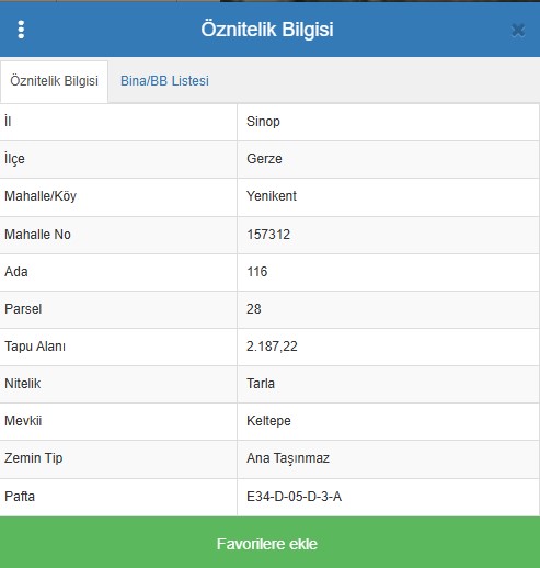 SİNOP GERZE YENİKENTKÖYÜ 2.187 M² TARLAMIZ SATILIKTIR. - SİNOP GERZE fotoğraf 2